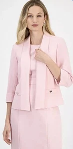 KASPER BLAZER /NEW WITH TAG/SIZE 14/RETAIL$120/DRSS NOT INCLUDED/LINED/PINK - Picture 1 of 1