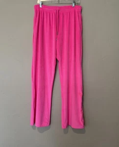 PINK Victoria's Secret Velour Heritage Pant Damen Medium Lounge Trainingshose - Bild 1 von 15