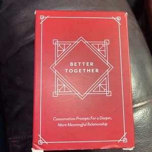 Better Together Couples Card Game — 100 Conversation Starters for Relationship - Picture 1 of 3