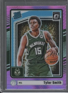Tyler Smith RC 2024-25 Donruss Optic Pink Hyper Prizm Bucks - Bild 1 von 2