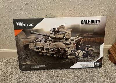 Mega Bloks Call Of Duty Desert Tank Juego de Construcción NUEVO EN CAJA DAÑOS MENORES EN CAJA Foto 1 de 4