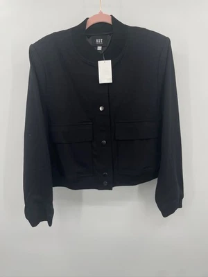 Chaqueta de moto de cuero sintético KUT from the Kloth talla grande nueva con etiquetas Foto 1 de 4