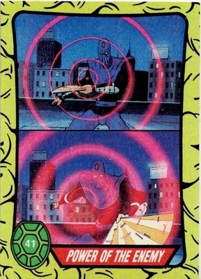Teenage Mutant Ninja Turtles #41 Trading Card Power of the Enemy 1989 Mint - Image 1 of 2