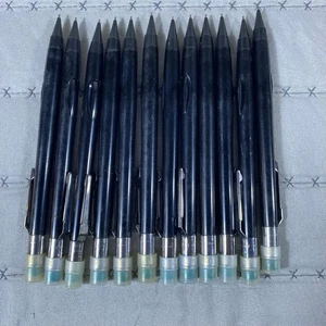 Vintage Pentel PD345 Quicker Clicker 0,5 mm Druckbleistift schwarz 9 Bleistifte Posten - Bild 1 von 5
