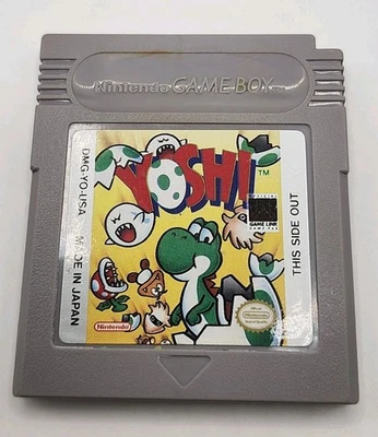 Yoshi (Nintendo Game Boy 1992) Tested Rare Mint Authentic Retro DMG GB W/ Case - Image 1 of 4