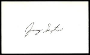 Jimmy Sexton Houston Astros Shortstop Autographed Index Card - Picture 1 of 1