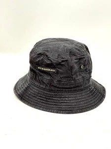 Burberry Golf Cotton Dark Navy Bucket Hat Men’s - Picture 1 of 4