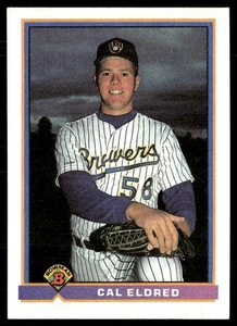 1991 Bowman Cal Eldred Milwaukee Brewers #56 - Picture 1 of 2
