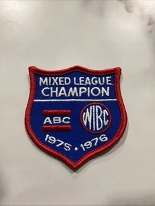 Parche de colección ABC WIBC campeón de liga mixta 1975-76 premio de bolos - Imagen 1 de 2