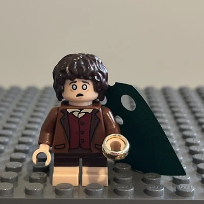 Minifigura del Señor de los Anillos 10316 Rivendel Frodo Bolsona Bolsones lor112 - 1J Foto 1 de 2