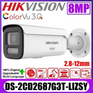 Original DS-2CD2687G3T-LIZSY 8MP ColorVu3.0 Smart Hybrid Light Bullet IP Camera - Picture 1 of 10