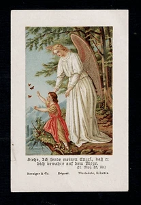 antico santino -holy card-  image pieuse L'Angelo Custode - Picture 1 of 1