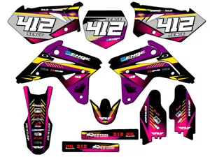 2007 RMZ 450 SURGE Purple Senge Graphics Kit Compatible with Suzuki - Foto 1 di 10