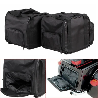 Bolsas organizadoras de tampa de porta-malas traseiras para Harley Tri Glide Ultra FLHTCUTG 09-22 - Imagem 1 de 4