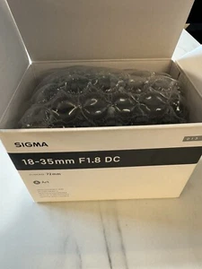 Sigma 18-35mm f/1.8 DC HSM Art for Nikon EXCELLENT CONDITION, WITH BOX. - Picture 1 of 10