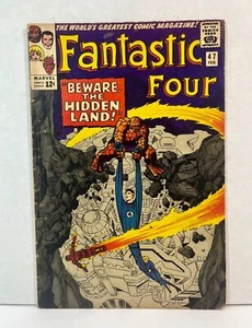 Februar 1966 Fantastic Four #47 sehr guter Zustand + 4,5 - Black Bolt and the Inhumans - Bild 1 von 5