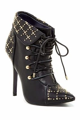 New LONDON TRASH Della ankle  leather  Bootie women's size 7 - Image 1 of 3