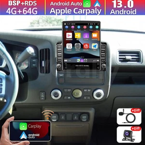 9.7'' CarPlay Android For Honda Ridgeline 2006-2014 Car Stereo Radio GPS 4+64GB - Picture 1 of 23