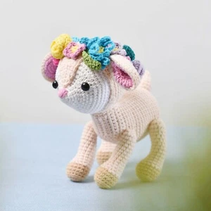 Stuffed Fawn Crochet, Handmade Fawn Plush Toy Baby Shower Gift, Deer Crocchet - Picture 1 of 5