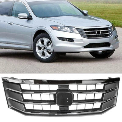 Parrilla de parachoques superior delantera de malla cromada para Honda Crosstour 2010-2012 Foto 1 de 4
