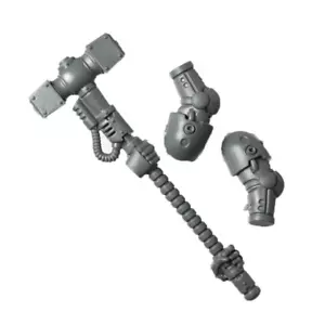 Space Marine TWO HANDED THUNDER HAMMER Melee Weapons Upgrade Legion Astartes (D) - Picture 1 of 1