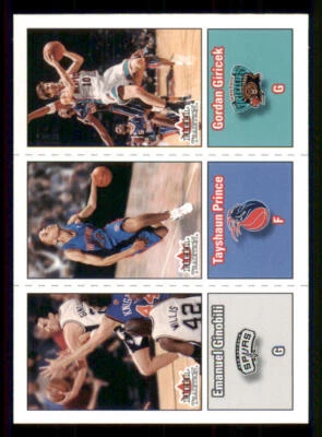 2002-03 Fleer Tradition #272 Manu Ginobili/Tayshaun Prince/Gordan Giricek RC - Image 1 of 2