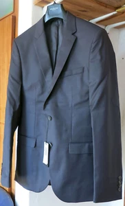 Sakko Selected Homme Wolle grau-blau, dezent gestreift, Gr. 94 - Ungetragen - Bild 1 von 18