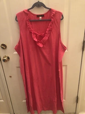 Vestido rosa manga corta Stan Herman para mujer talla 3X. A-33 Foto 1 de 3