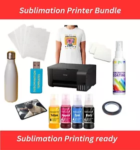 Epson Eco-Tank ET-2856 Sublimation Printer Bundle - Full Set for Sublimation - Picture 1 of 1