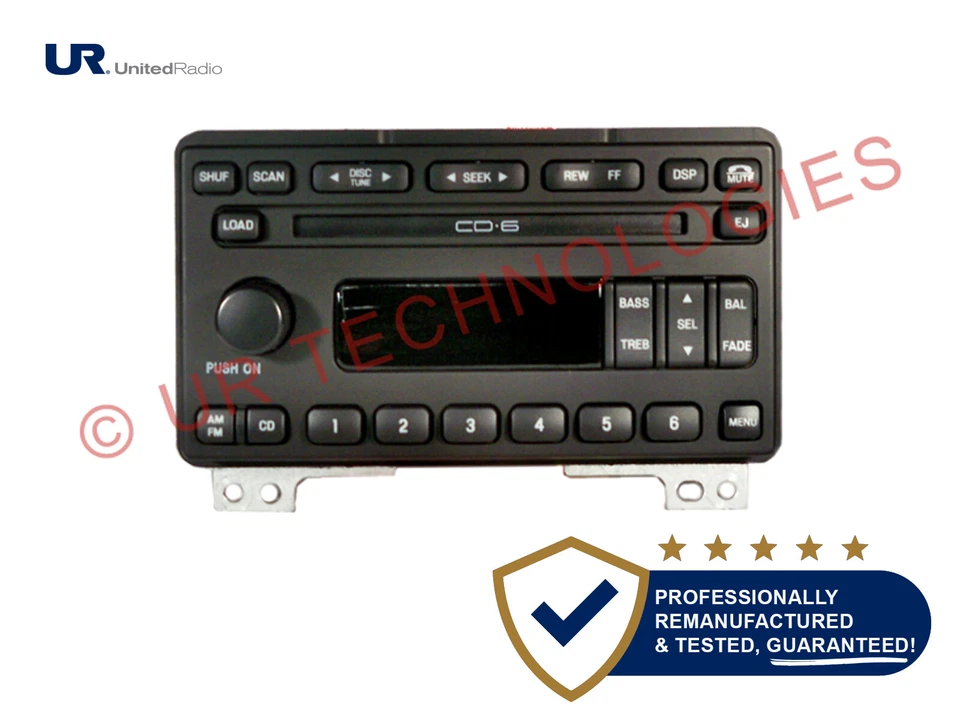 3C5T18C815AC FORD AM/FM 6-CD 2003 AVIATOR/EXPLORER 3C5T-18C815-AC - Image 1 of 1