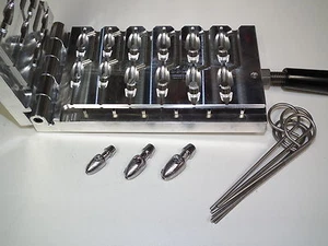 Saltwater Bullet Slider mold 1/2,3/4,1oz Saltwater Trolling Witch Deep Sea - Picture 1 of 6