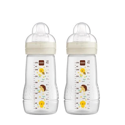 Easy Active Trinkflasche im 2er-Set 270 ml Baby Trinkflasche inklusive Sauger... - Bild 1 von 4