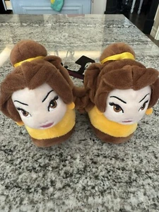 Disney Beauty and the Beast Belle Toddler Girl Slippers 5-6 NWT - Picture 1 of 5