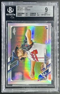 2021 Topps Chrome Refractors Ian Anderson #6 BGS 9 - Bild 1 von 2