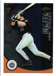 Mike Piazza 2001 Topps Finest Refractor #1 #260/399 New York Mets - Imagen 1 de 2