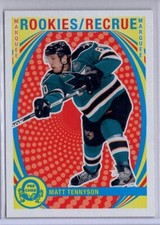 2013-14 O-Pee-Chee Retro Blank Backs #508 Matt Tennyson RC