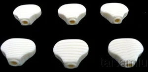 ABS MINI SIZE button only Fit Gotoh Machine Head Ivory 6ps FR12I - Picture 1 of 1
