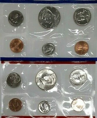 1994 P&D United States 10 Coin BU Mint Set as Issued In OGP W/ Envelope & COA Cover