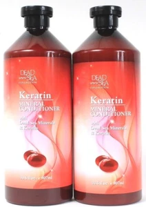 2 Dead Sea Collection Keratin Mineral Conditioner Detangles Luster Shine 30.6 oz - Picture 1 of 1