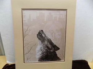 MARGUERITE FIELDS Native Art WOLF "A TEAR FOR TOMORROW" SIGNED & Num'd 759/950 - Picture 1 of 10