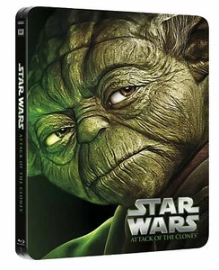 PELICULA BLURAY STAR WARS EPISODIO 2 EL ATAQUE CLONES EDICION STEELBOOK NUEVO - Imagen 1 de 3