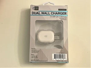 Case Logic Universal Dual-Port USB Wall Charger 2 USB Ports 2.4Amp & 1Amp 12Watt - Picture 1 of 3