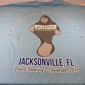 Vintage Krispy Kreme Doughnuts Jacksonville Florida T-Shirt Logo Herren Größe 2XL - Bild 1 von 21