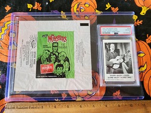 1964 Munsters Leaf Card # 36 PSA 4 "Every-body loves some-body" with Wrapper