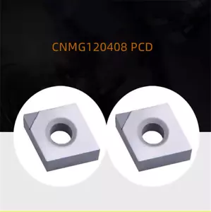 2pcs CNMG120408 PCD CNMG432 PCD CNC Carbide Inserts for aluminum aluminum alloy - Picture 1 of 4