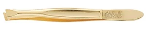 HERBE SOLINGEN - PINZAS DORADAS 24 quilates inclinadas 8 cm Becker-Manicura ALEMANIA - Imagen 1 de 3