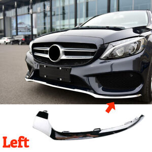 Front Left Bumper Lower Chrome Molding Trim For Mercedes_Benz W205 C300 C350 AMG