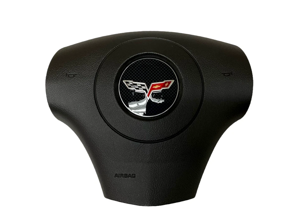 Airbag de roda de motorista Chevy Corvette 2011 2012 2013 preto 20981759 - Imagem 1 de 3