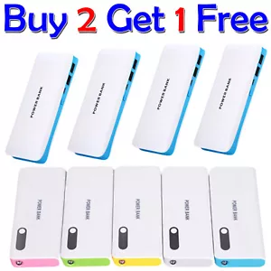 20000mAh Tragbare Powerbank USB Akku Pack USB Ladegerät für Handy - Bild 1 von 8