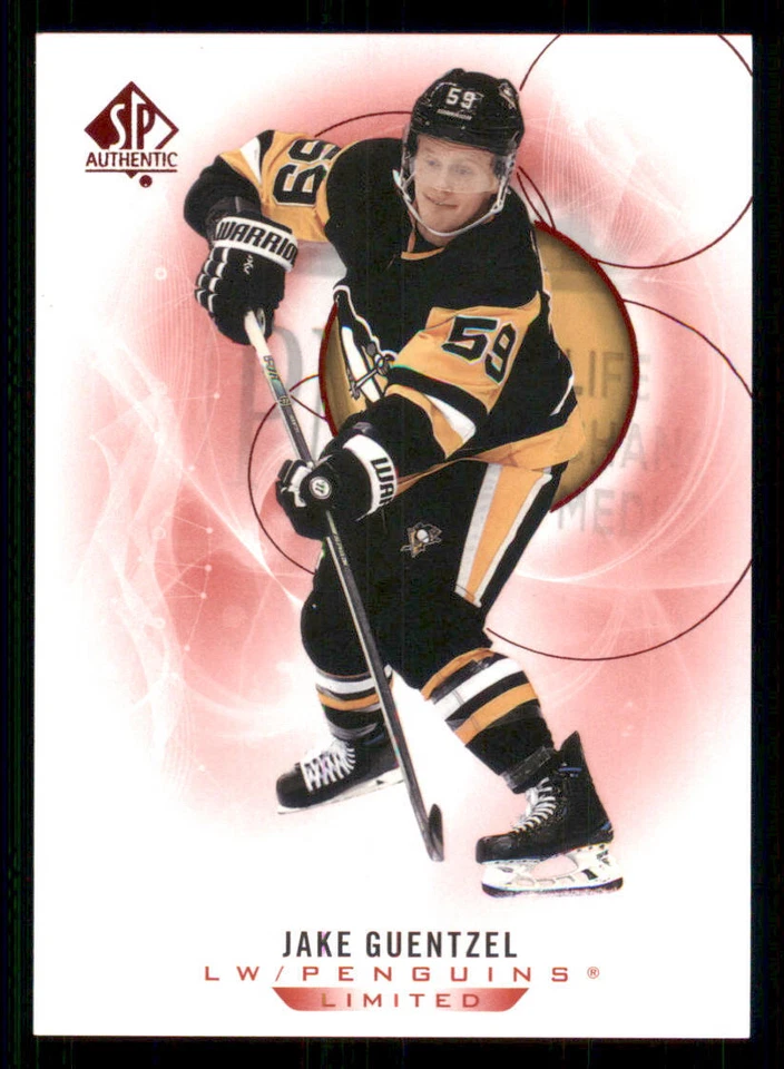 2020-21 SP Authentic Limited Red #34 Jake Guentzel - Image 1 of 2